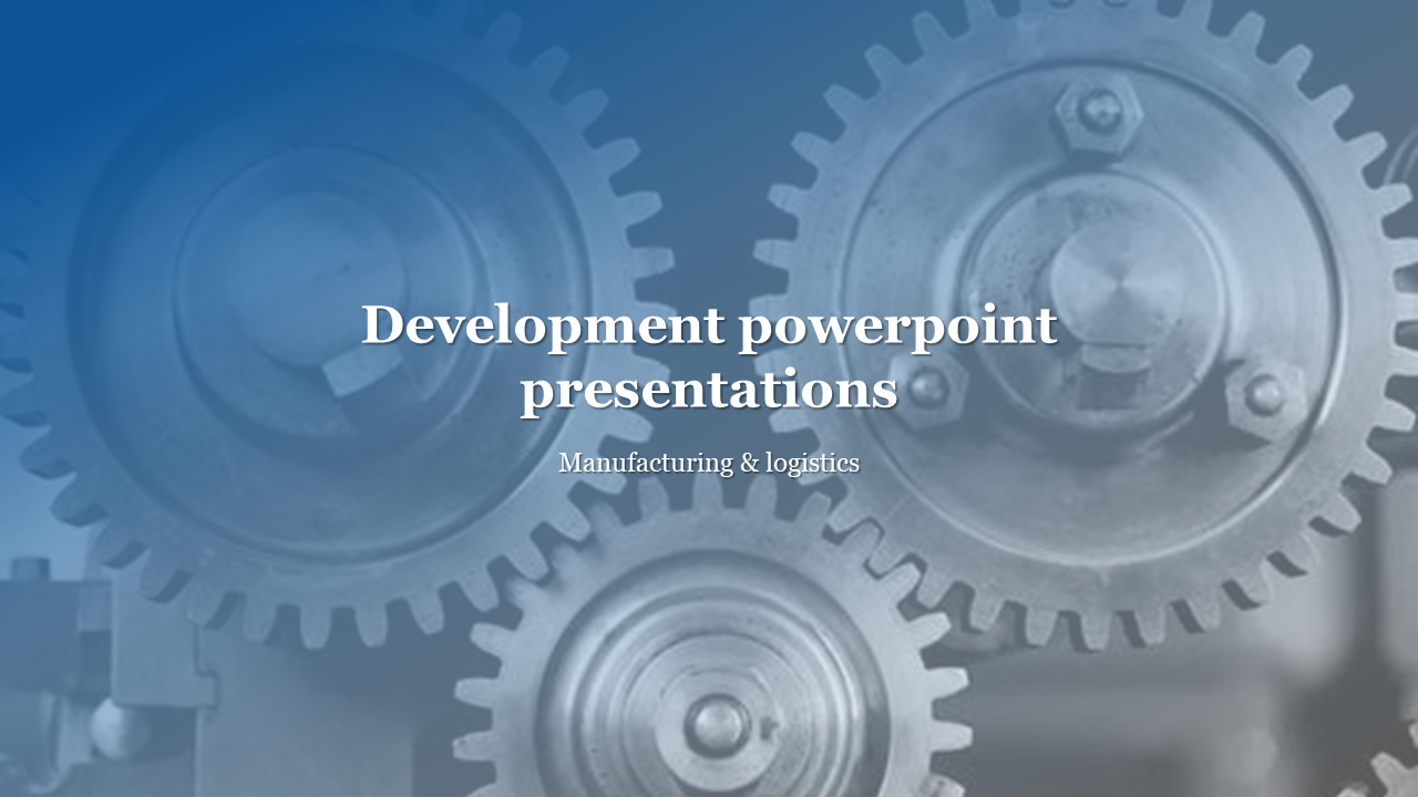 Development PowerPoint Presentations Template Slides